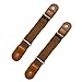 Labetue 2Pack Invisible Waist Belts with Snapping Closure Lightweight Design for Denims and Chinos Invisible Waistband Belt