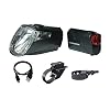 Trelock 204625 Ls 360/720 Eco verlichtingsset, volwassenen, uniseks, zwart, eenheidsmaat