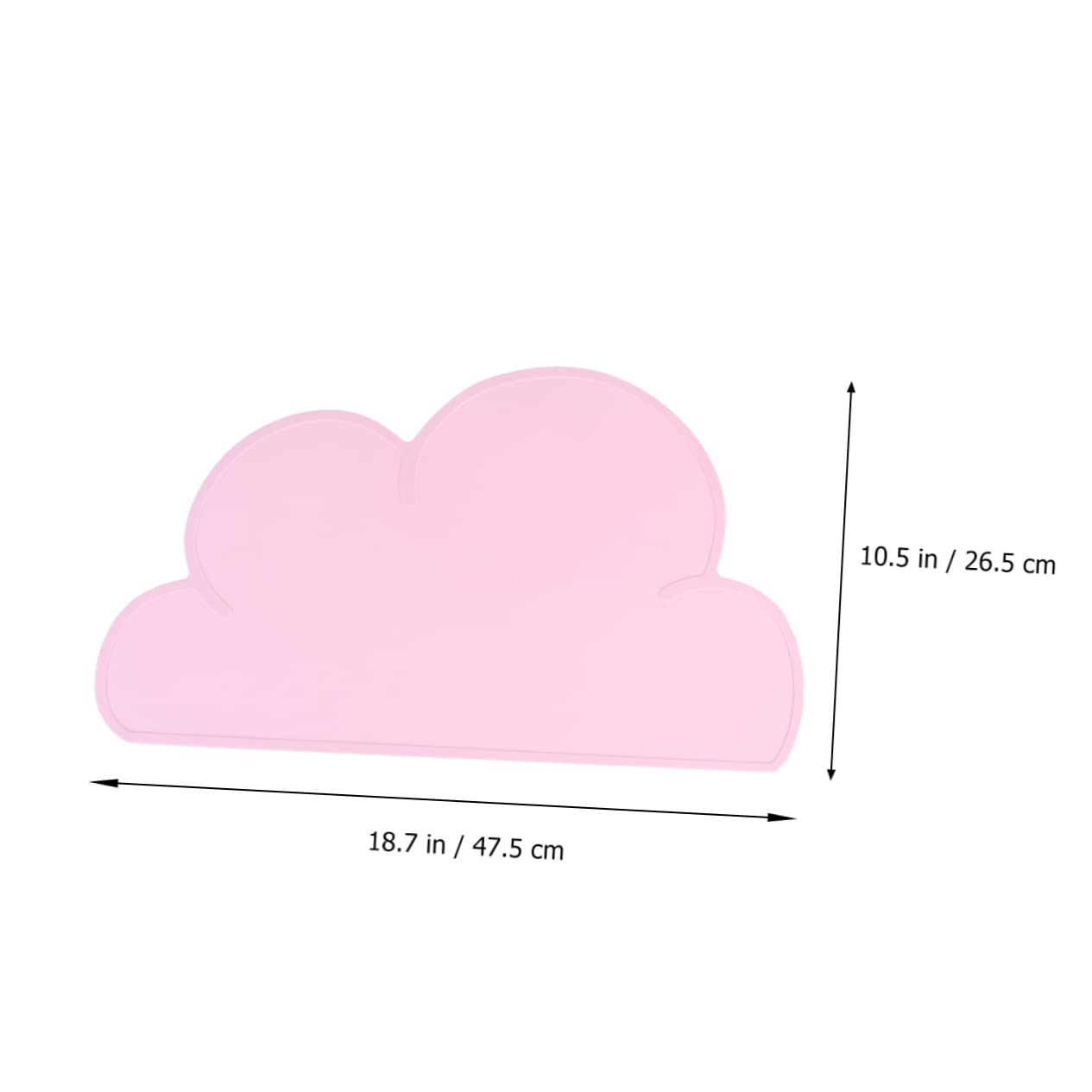 Didiseaon 3pezzi Tappetino Per Per Animali Silicone Design Facile Da Per Pet Mat Antiscivolo Rosa