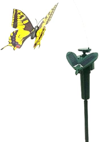 Miniatura 2 de PHILISENMALL 1 Uds. energía solar aleteando bailando colibrí volador decoración de césped para el hogar al aire libre decoración