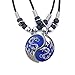 Tapp Collections trade; Dragon Yin Yang 2 Mood Pendant Necklaces Set