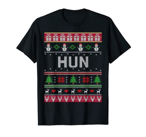 Hun Gifts for Christmas from Husband Wife Couple Matching Camiseta