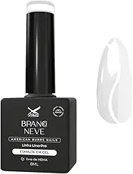 Esmalte em Gel Branco Neve Linha LinerPro 8ml | American Burrs Nails
