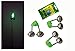 Toasis Fishing Bite Indicator Rod Alert Bell Alarm with Glow Sticks Pack of 20pcs