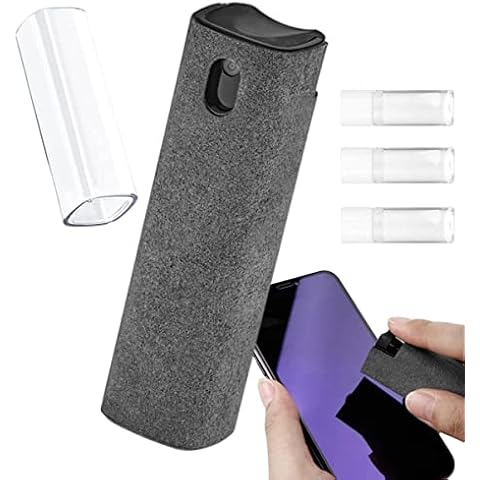 Zelbuck Screen Cleaner Spray, Portable Mini Bottle Touchscreen Mist Cleaner Screen Cleaner for Electronic Cell Phone iPhone iPad Laptop TV MacBook Car Touch LCD Tablet Computer Monitor(4PCs) Cover