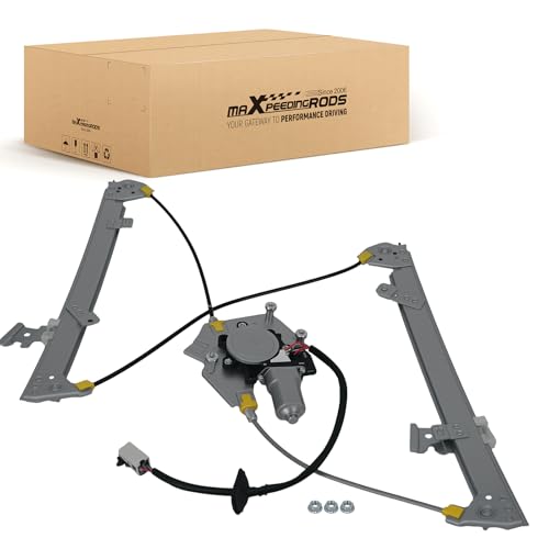 maXpeedingrods Front Left Window Regulator with Motor for Nissan Murano S SE SL 3.5L V6 4-Door SUV 2003-2007 6-Pin Cable Type 748-554 80721CA01A