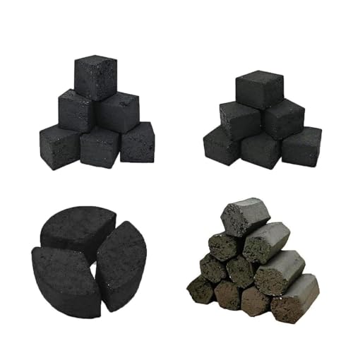 WYNN Premium Hookah Coconut Charcoal-Hexagonal,Crescent,Cube,and Flat Shapes, 1 Kg Pack, Long Lasting, Low Ash-No Headache-No Odor-All Natural (Hexagon)