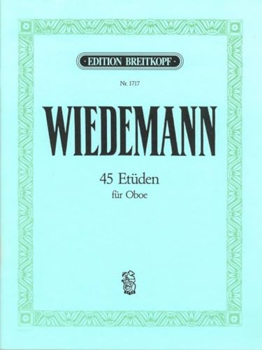 Amazon | ヴィーデマン : オーボエのための45の練習曲 (オーボエ教則本