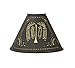 2" X 6" X 4" Punched Willow Tree Lampshade in Rustic Brown