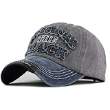 Yutdeng Baseball Cap Herren Vintage Retro Used Look Baseballkappe Größenverstellbar Verschluss Kappe Baseballcap aus Baumwolle