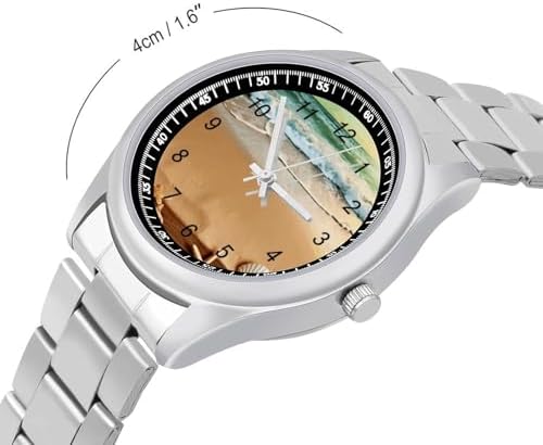 Minimalist Stainless Steel Band Watch for Man, Business Wristwatch - 1