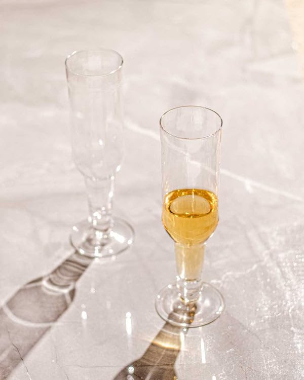 Image of Melbify Inverted Beer Bottle Glass | Set of 6 | 300 ml| Unique & Stylish | Perfect for Craft Beer | Tall Beer Glass | Exclusive | Quirky| Premium | Imported