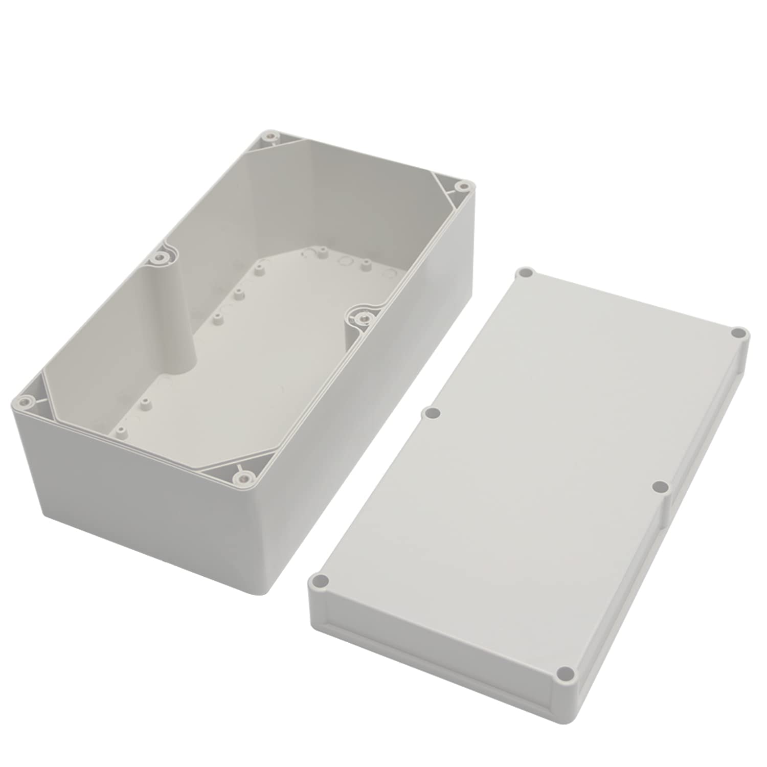 Fielect Junction Box ABS Plastic Dustproof Waterproof IP67 Universal Electrical Project Enclosure 5.51" x 10.43" x 4.33"