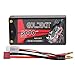 GOLDBAT 5000mAh 2S 7.4V 60C Shorty Hardcase Lipo Battery Pack with 4.0mm Bullet Deans Connector for RC 1/10 Scale Vehicles Car Trucks Truggy Boat Racing