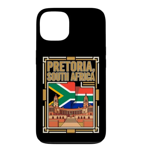 Pretoria South Africa Flag Union Buildings Landmark Retro Case for iPhone 13