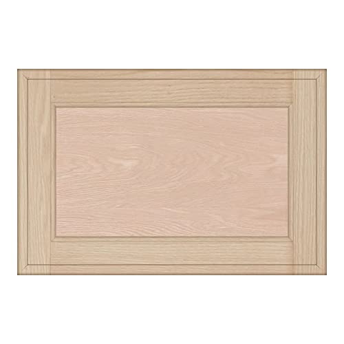 Kendor Unfinished Oak Square Flat Panel Drawer Front, 12H X 18W #TOP26
