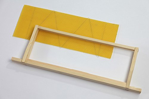 National Beehive Wired Wax Foundation Sheets and Frames (Super x 10 pcs)