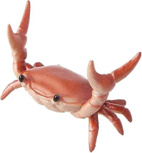 Opemg Red Creative Crab Pen Holder Weightlifting Crabs Pen Stand Storage Rack, Office Desktop Decoration, Pencil Holders Desk Supplies Holders and Dispensers, Desk Accessories