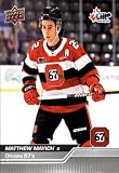 2023-24 Upper Deck CHL #70 Matthew Mayich Ottawa 67's Official Canadian Hockey League Trading Card (Stock Photo Shown, Card in Near Mint to Mint Condition)
