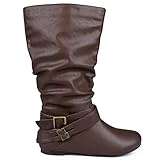 slouch boots zara Umfang: ca. 40,6 cm Brinley Co Damen Norlunga 09 Slouch Boot Regular & Wide Calf, Braun breit, 39 EU