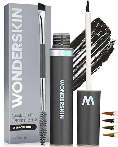 Wonderskin Dream Brow Gel Pour Sourcils, Gel Imperméable Pour Sourcils, Remplisseur Pour Sourcils, Gel Pour Sourcils Teinté, Mascara Pour Sourcils (Blond)
