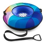 PIOSLEAI Snow Tube Sled - 48 Inch Heavy Duty