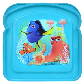 Disney Buscando a Dory - Recipiente de plástico para sándwiches en forma de pan