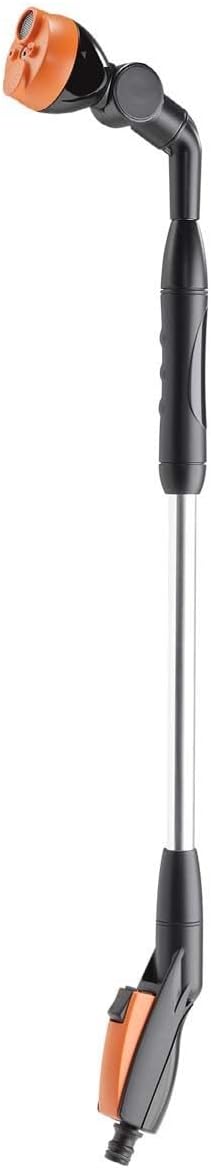 Claber Elegant Aluminium Telescopic Multifunction Watering Wand, Gray, Garden/Watering