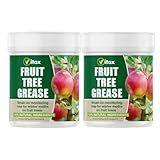Vitax Fruit Tree Grease 200g Protects Fruit Trees from Pests, Diseases & Winter Damage Ideal for Apples Pears Plums Cherries & More Effective Insect Barrier Suitable For Organic Gardening pack of 2