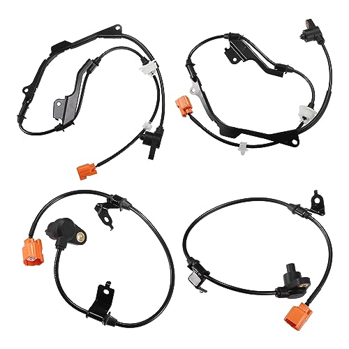 uxcell 4pcs Front Rear Left Right ABS Sensor Wheel Speed Sensor No.57475-S84-A53/57470-S84-A53/57450-S84-A52/57455-S84-A52 for Honda Accord 1998-2002 by uxcell - Used condition - US$11.77