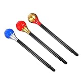 ERINGOGO 3piezas Redonda De Halloween para Cosplay Accesorios De Varita Colsplay Hecho De Plástico Duradero