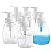 8 Pack,8.5 oz 250ml Foaming Liquid Soap Containers,Foaming Soap Dispensers,BPA Free Refillable Soap Bottles with Pump,Use to Store Homemade Liquid Soap,Dish Soap,Body Wash and More