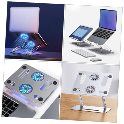 Soporte para portátil con doble ventilador y altura ajustable miniatura 7