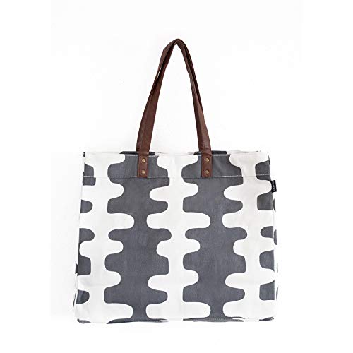 MAIKA Recycled Canvas Carryall Tote Bag, Echo Charcoal