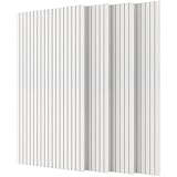 TONOR Groß Akustikplatten Selbstklebend, 4 pack 120x60x0.9 cm Schalldämmung Wand Schallschutzplatten, Wandverkleidung und Wanddekoration für Studio Büro, Weiß