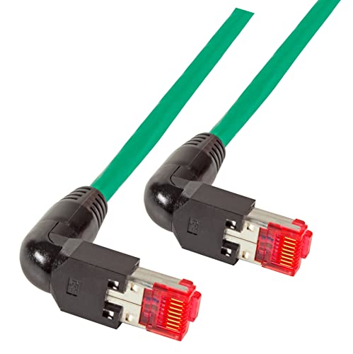 OEM SYSTEMS COMPANY EFB RJ45 Patchkabel S/FTP,Cat.6A,2X TM21 90°,UC900,3m,grün