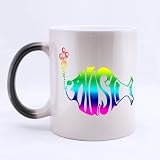 Multi-color Phish Band Customized Personalized Coffee Mug Novel Gift Mugs Morphing Ceramic Cup Water
