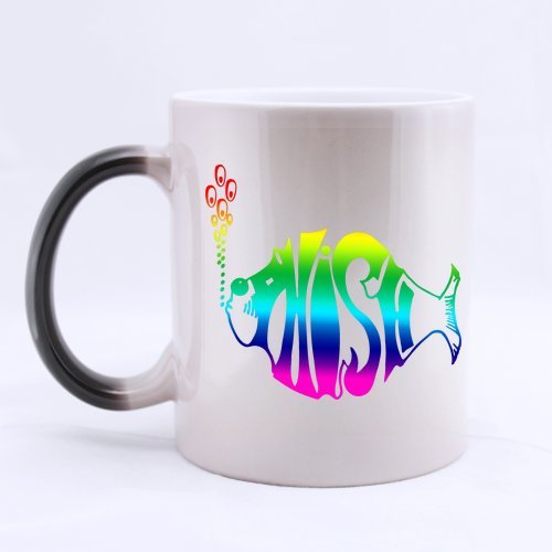 Multi-Color Phish Band Customized Personalized Coffee Mug Novel Gift Mugs Morphing Ceramic Cup Water Office Home Cups 11 Oz Two Sides #TOP1