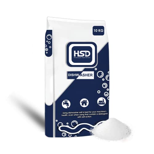 Image of Dishwasher Salt 10kg for Dishwashers and Water Softeners, Water Softening Salt Dishwasher, Regenerating Salt (1)