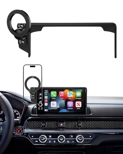 PZK Car Phone Mount for Honda HRV 2023-2025 2026/CRV 2023-2026/ Honda Pilot 2023-2026 Accessories 7/9-inch Screen Compatible with MagSafe HR-V CR-V Car Phone Holder Not Affect Air Vent