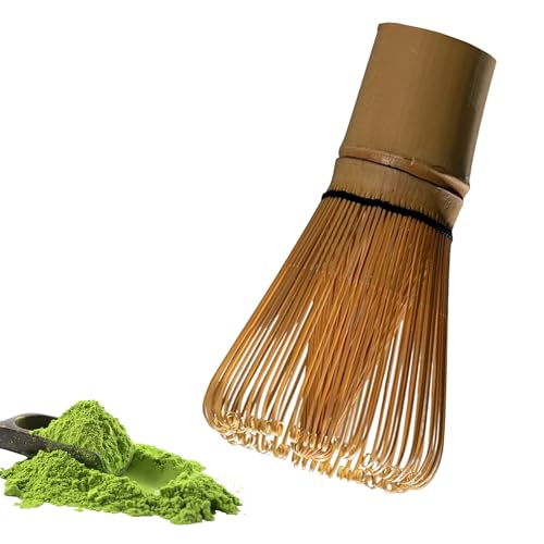 JOYVOX Bamboo Whisk Matcha Whisk, Traditional Set for Matcha Tea Preparation, Handcrafted Bamboo Chasen, Authentic Japanese Tea Ceremony Tool
