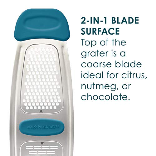 Rachael Ray Multi Stainless Steel Grater, Marine Blue, Small #TOP4