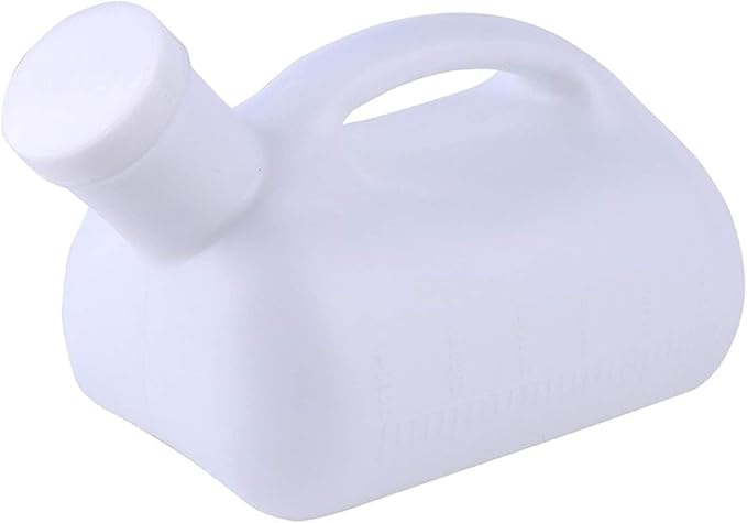 Orinal masculino portátil, botella recolectora de orina para hombres, capacidad 3000 ml, para viaje, uso en cama o incontinencia miniatura 5