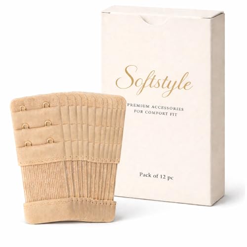 Image of SOFTSTYLE Premium Bra Extenders for Women 2 Hook Combo