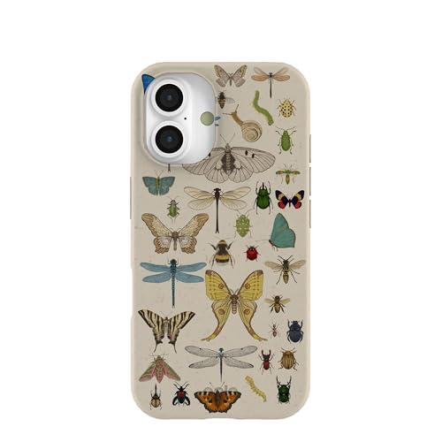 Pela | Phone Case Compatible with iPhone 16 | Limited Edition | Supports Wireless Charging | Cute Eco Friendly | Invertebrates