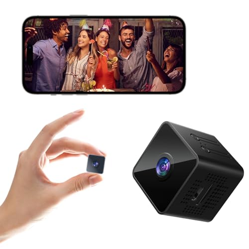 1080P Hidden Camera - Indoor Camera - Nanny Camera - Best Mini Camera - WiFi Wireless Camera - Home Camera for Pet/Baby - Live Video Recorder with Night Vision - Full HD Surveillance Camera