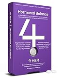 4 HER Hormonal Balance - Équilibre Hormonal Femme - 60 comprimés végétaliens - avec Damiana, Ginseng, Safran et Vitamine B6 - Réduction de la fatigue et performance mentale