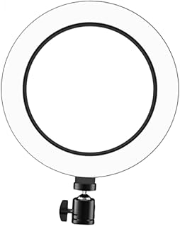 BCOATH Ringer 6 Fill Light Video Meeting Circle Fill Light Ring Fill Light White Computer Ring Light Shell Material: Abs Selfie Light