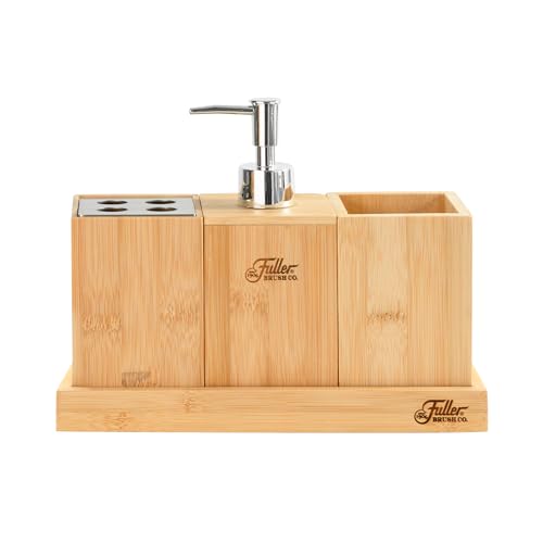 Fuller’s Bamboo Bathroom Counter Set – Eco-Friendly & Water-Resistant Sink