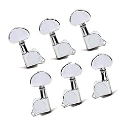 Healifty Lot de 6 chevilles 3L3R scellées pour guitare électrique – Mécaniques chromées avec vis de montage, viroles… - Les Beatles, Paul McCartney, John Lennon, RIngo Starr, George Harrison Healifty Lot de 6 chevilles 3L3R scellées pour guitare électrique - Mécaniques chromées avec vis de montage, viroles… – Image 3